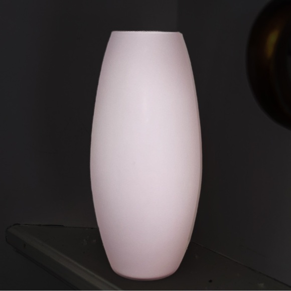 Vintage Lavender Satin Glass Vase - Picture 6 of 6